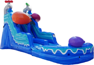 16 Foot Water Balloon Waterslide