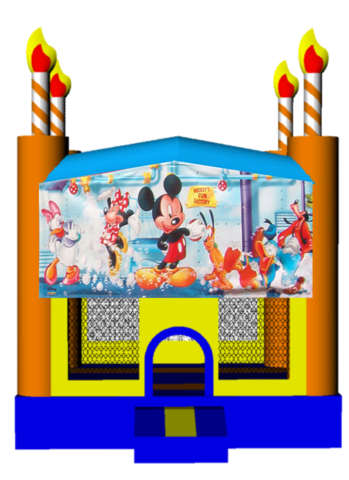 Mickey Mouse Birthday Cake 13x13 Fun House