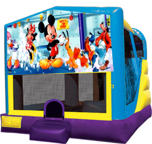 Mickey Mouse Large C4 Dry Combo with Slide & Basketball Hoop
