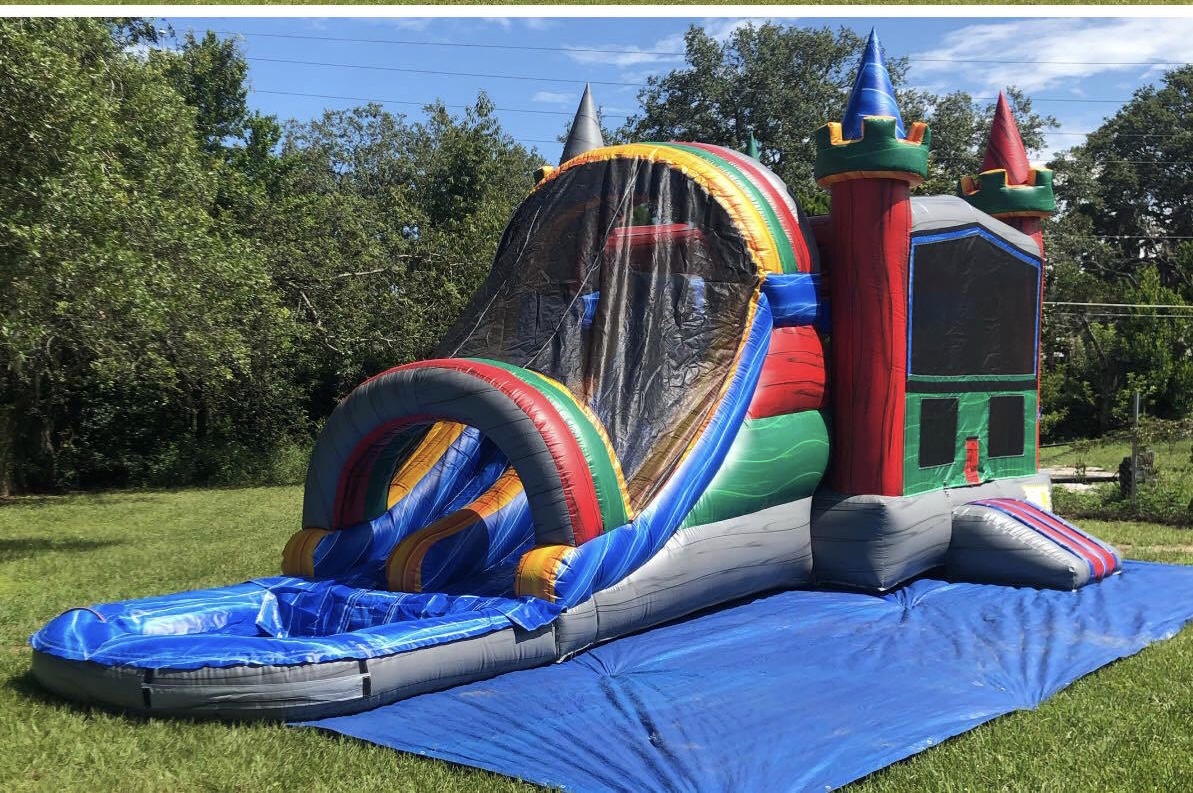 Bounce House With Water Slide For Rent at Homer Wagoner blog