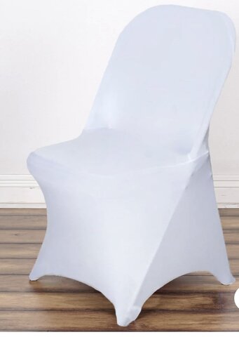 White cover for chairs 