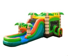 Mega Tropical Combo With Water Slide