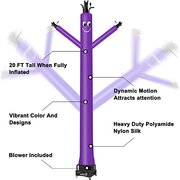 Purple 20ft Inflatable Dancer