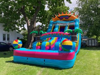 Beach-Sun water slide