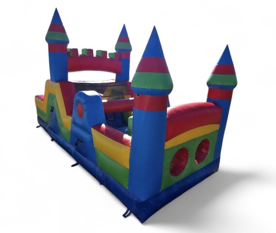 25' Multi Color Obstacle Course 