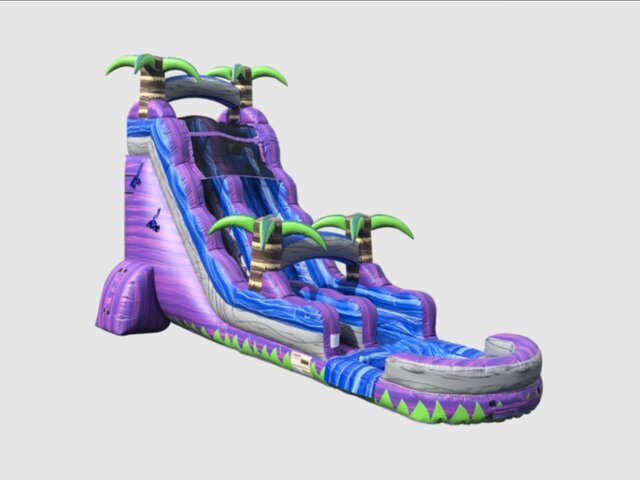 24Ft Purple Crush Water Slide