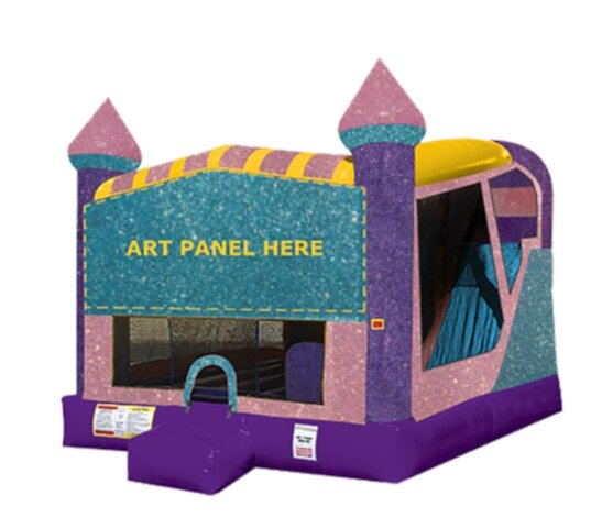 4in1 Dazzling Bounce House Slide Combo (Wet/Dry)