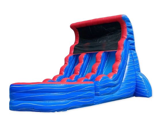 19ft Dual Lane Tsunami Water Slide