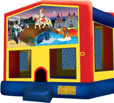 Knights and Dragons Themed Bounce House (13 x 13)