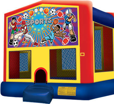 All Sport Bounce House with internal basketball hoop (13 x 13) 