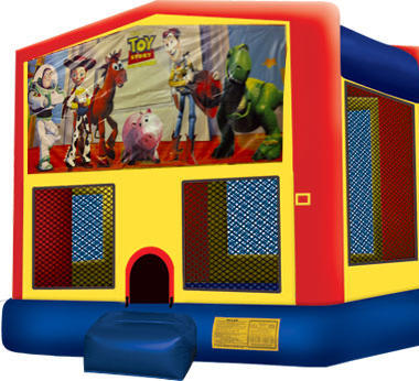 Toy Story Bounce House with internal basketball hoop (13 x 13) 