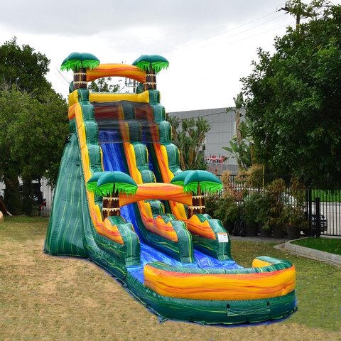 19' Cali Palms Waterslide (Wet)