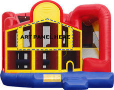 5-in-1 Bounce House with Dry Slide (19 x 20)