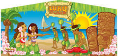 Luau Themed Panel