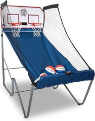 Double Shot Basketball Game with Electronic Scoring