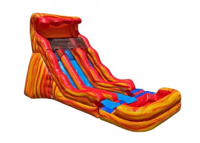 Flammin Wave Dual Slide Wet With Pool