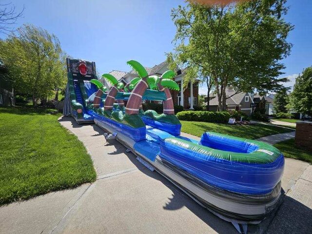 24'H X 67'L GIANT JURASSIC SLIDE *(WET USE ONLY)*