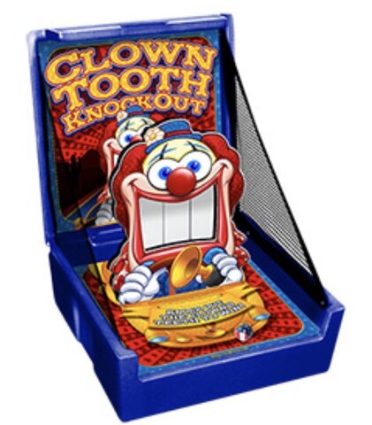 Carnival game CLOWN TOOTH KNOCKOUT