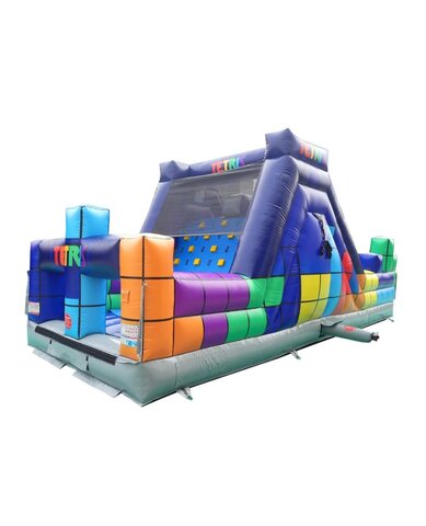 Tetris' 30' Commercial Rock Climb Slide 30' L x 11' W x 14' H