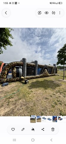 Camouflage Obstacle Course 