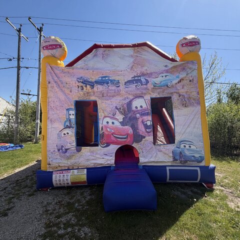 Disney Pixar Cars Bounce and Slide Combo 18ft x 15ft
