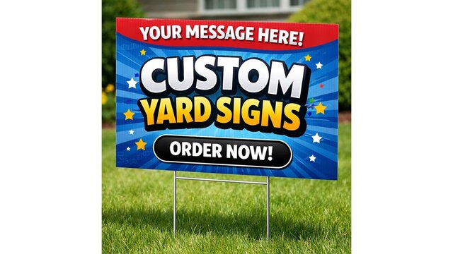 Custom Yard Sign