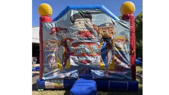 Paw Patrol Inflatable Bounce and slide combo 