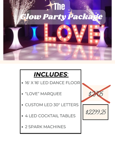 Glow Party Wedding Package