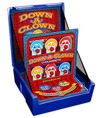 Carnival game (DOWN A CLOWN) 24"W x 30"D X 30"H