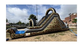 Camouflage Rock Climbing