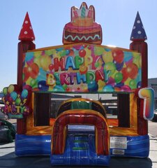 Birthday Blast Bounce House (customized age on unit for each event) 