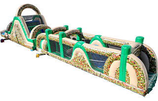 68ft Camo 2 Piece Obstacle Course