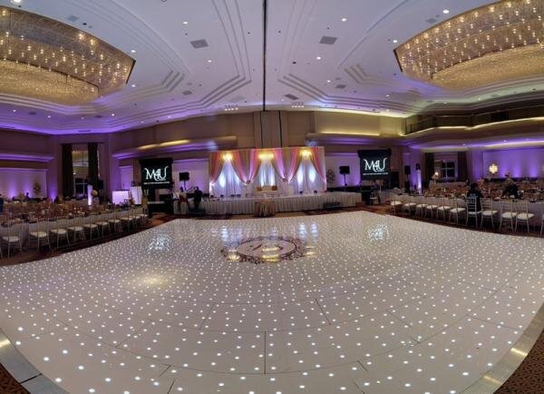White LED Dance floor 18ft x 18ft