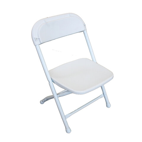 Kids White Folding Chairs 