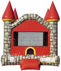 Red Brick Castle Bounce House 