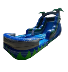 Island Single Lane Water Slide