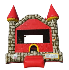 Red Brick Castle Bounce House 