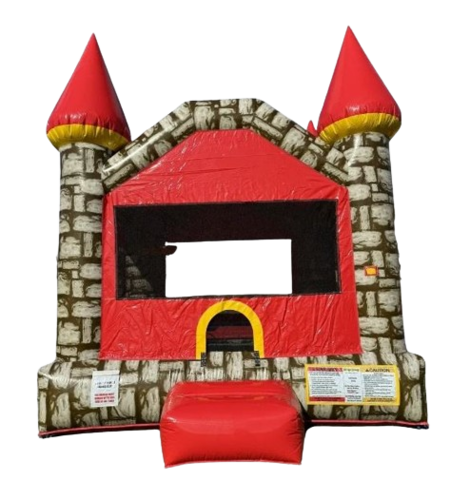 Red Brick Castle Bounce House 