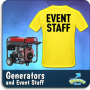 Generators and Event Staff