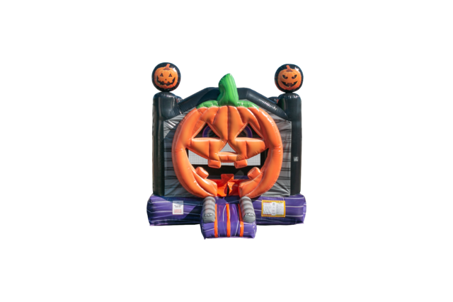 Pumpkin 3D Bounce House