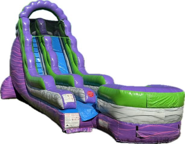 Purple Rush 18ft Waterslide