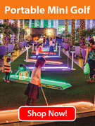 Portable LED mini golf