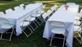 Table and Chair rentals