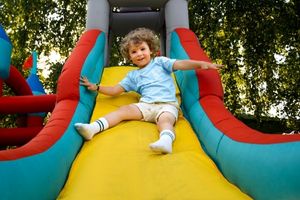 bounce house with slide rentals