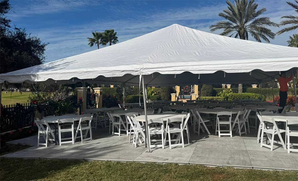 Pairing Tables and Chairs with a Tent Rental