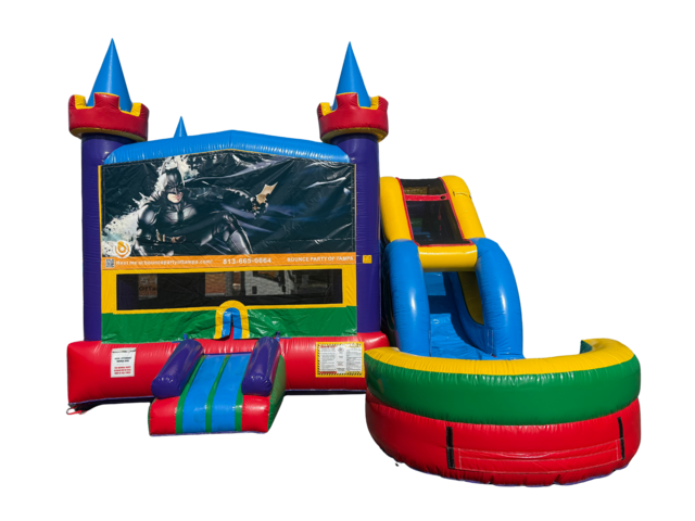 Batman Bounce House w/slide wet or dry