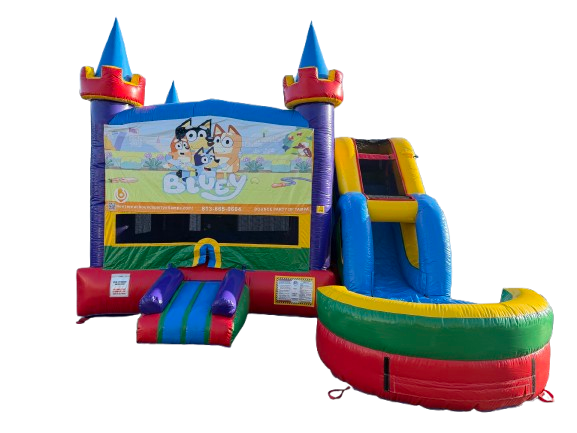 Bluey Bounce House w/slide wet or dry