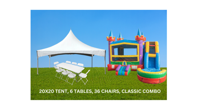 Tent and Bouncer Package