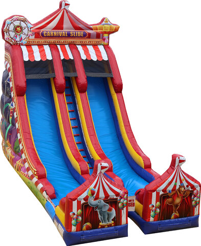 22ft Carnival Theme Dry Slide