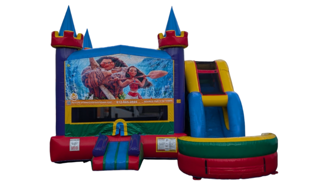 Moana Bounse House w/ Slide (Wet or Dry)